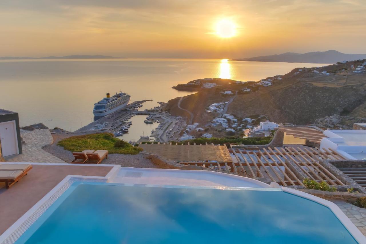 Manolia View Mykonos Lägenhet Tourlos Exteriör bild