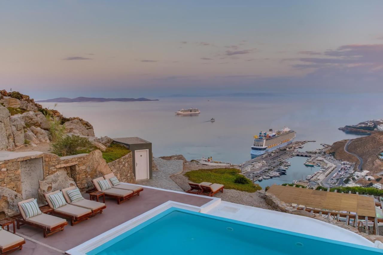 Manolia View Mykonos Lägenhet Tourlos Exteriör bild