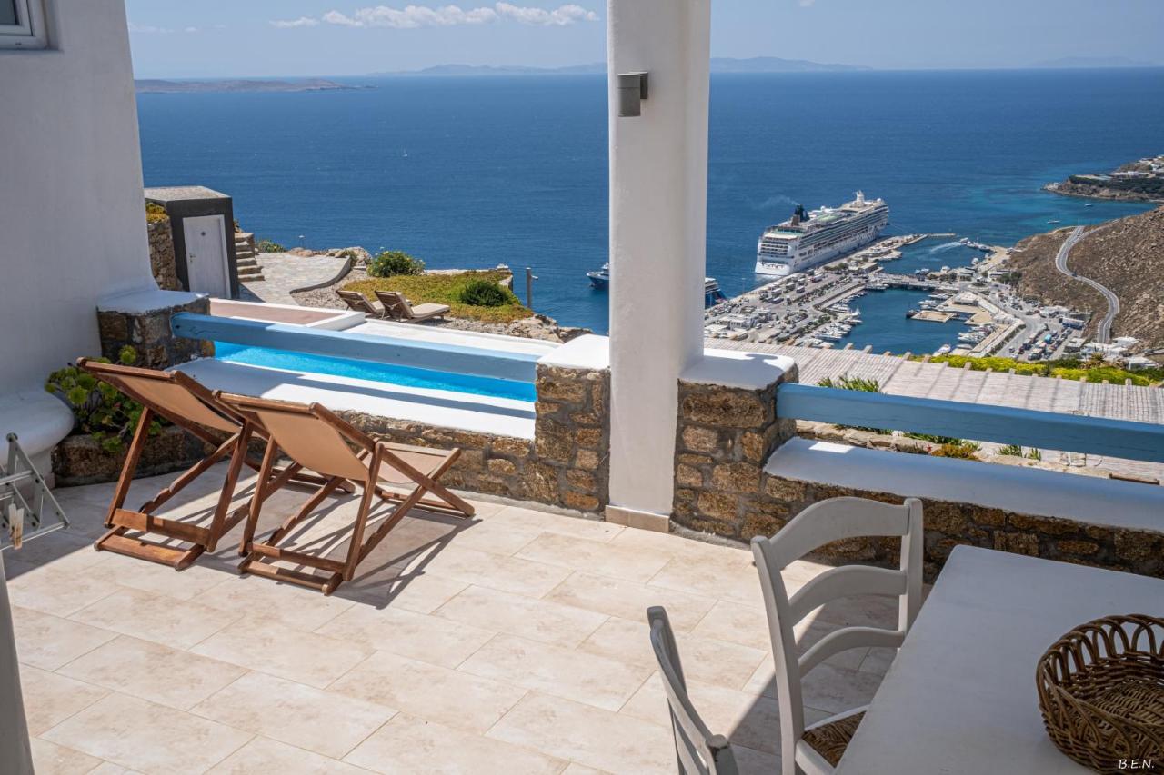 Manolia View Mykonos Lägenhet Tourlos Exteriör bild