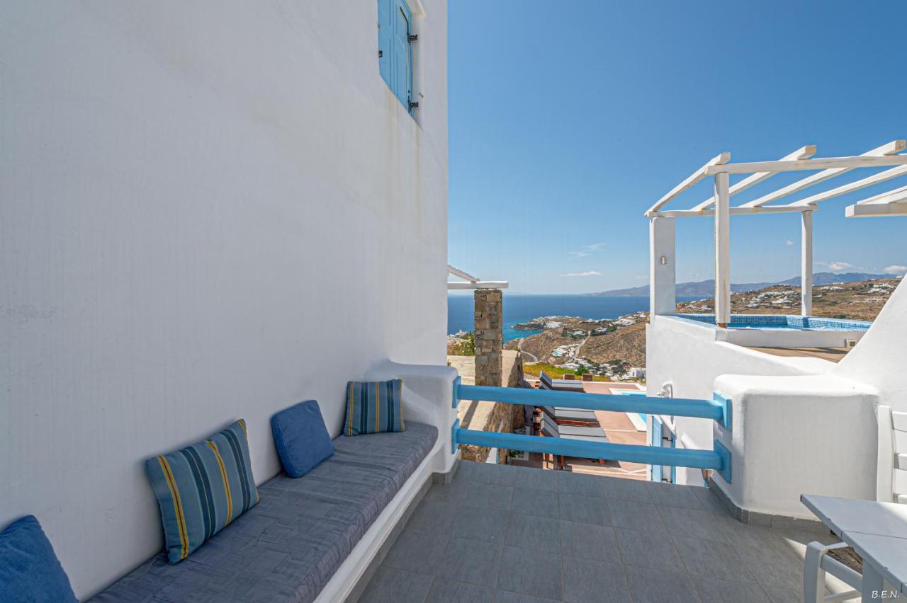 Manolia View Mykonos Lägenhet Tourlos Exteriör bild