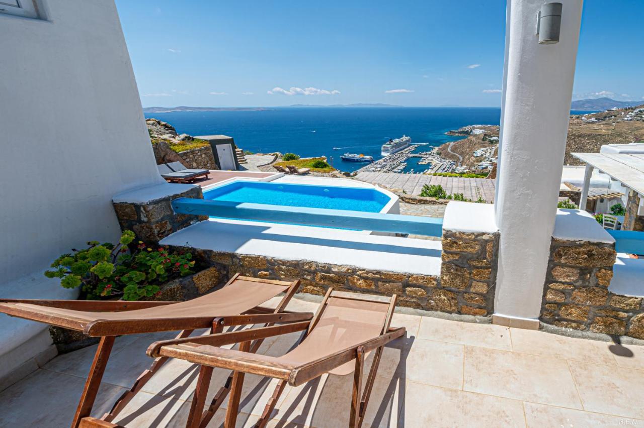 Manolia View Mykonos Lägenhet Tourlos Exteriör bild