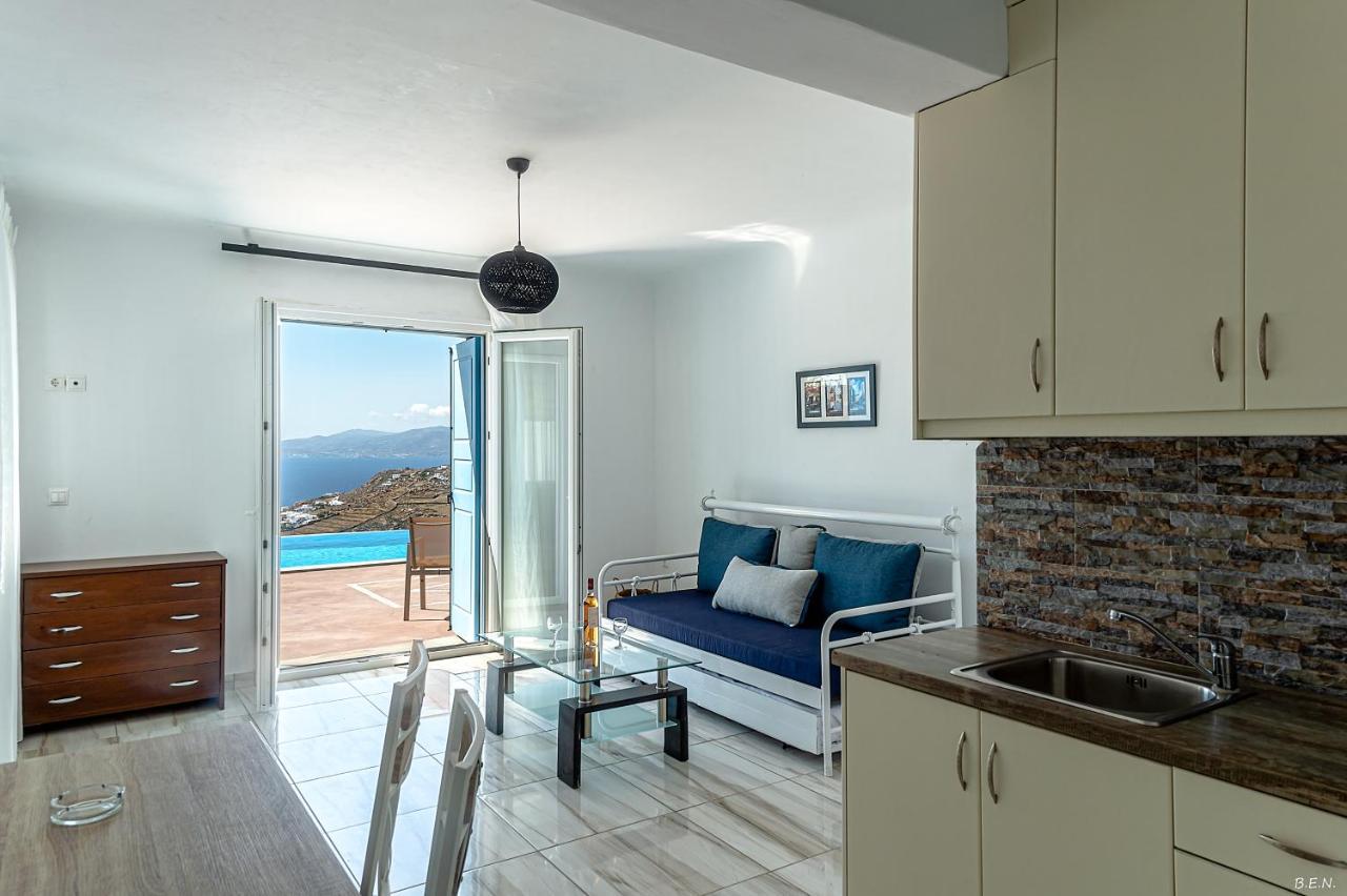Manolia View Mykonos Lägenhet Tourlos Exteriör bild